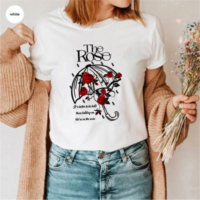 T-shirt Rose Kpop Shirt Dawn To Dusk Tour T-shirt Kpop Rock Top T-shirt Women's Short Sleeve Top