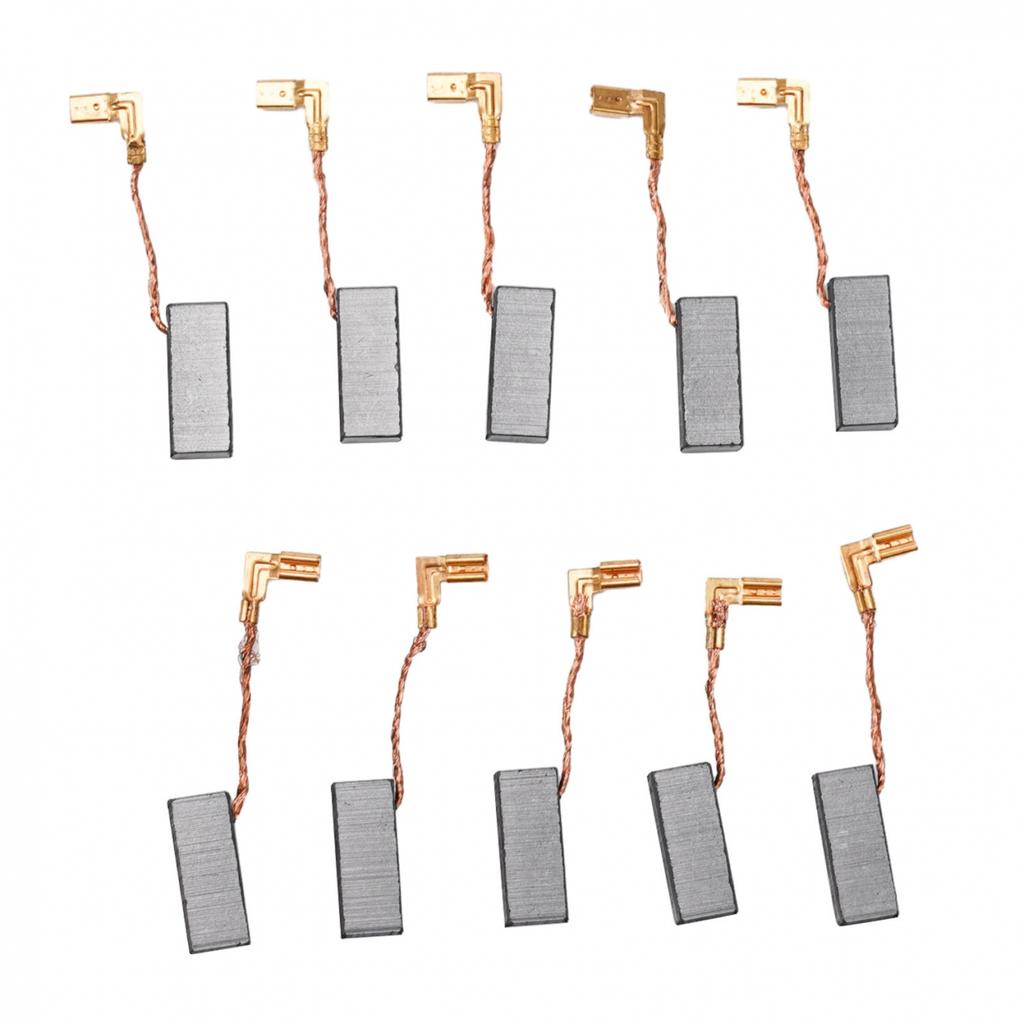 10 Pcs Motor Carbon Brushes 8 Size For Rotary Hammer Drill