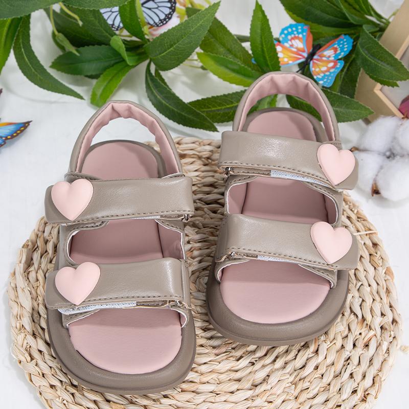 

Детские летние сандалии с открытым носком, милые сандалии для девочек, сандалии для принцессы, модные детские повседневные сандалии с открытым носком, пляжные сандалии с мягкой подошвой 26 розовый
