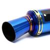 Silenciador Modificado para Motocicleta Tubo de Escape Azul para Y15ZR Yamaha Kawasaki 51mm Universal Tubo de Escape de Gran Cilindrada Escape