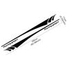 160x11cm Car Door Side Stickers Truck Racing Sport Vinyl Decals Car Decoration Accessories For Ford Maverick XL XLT Lariat 2025