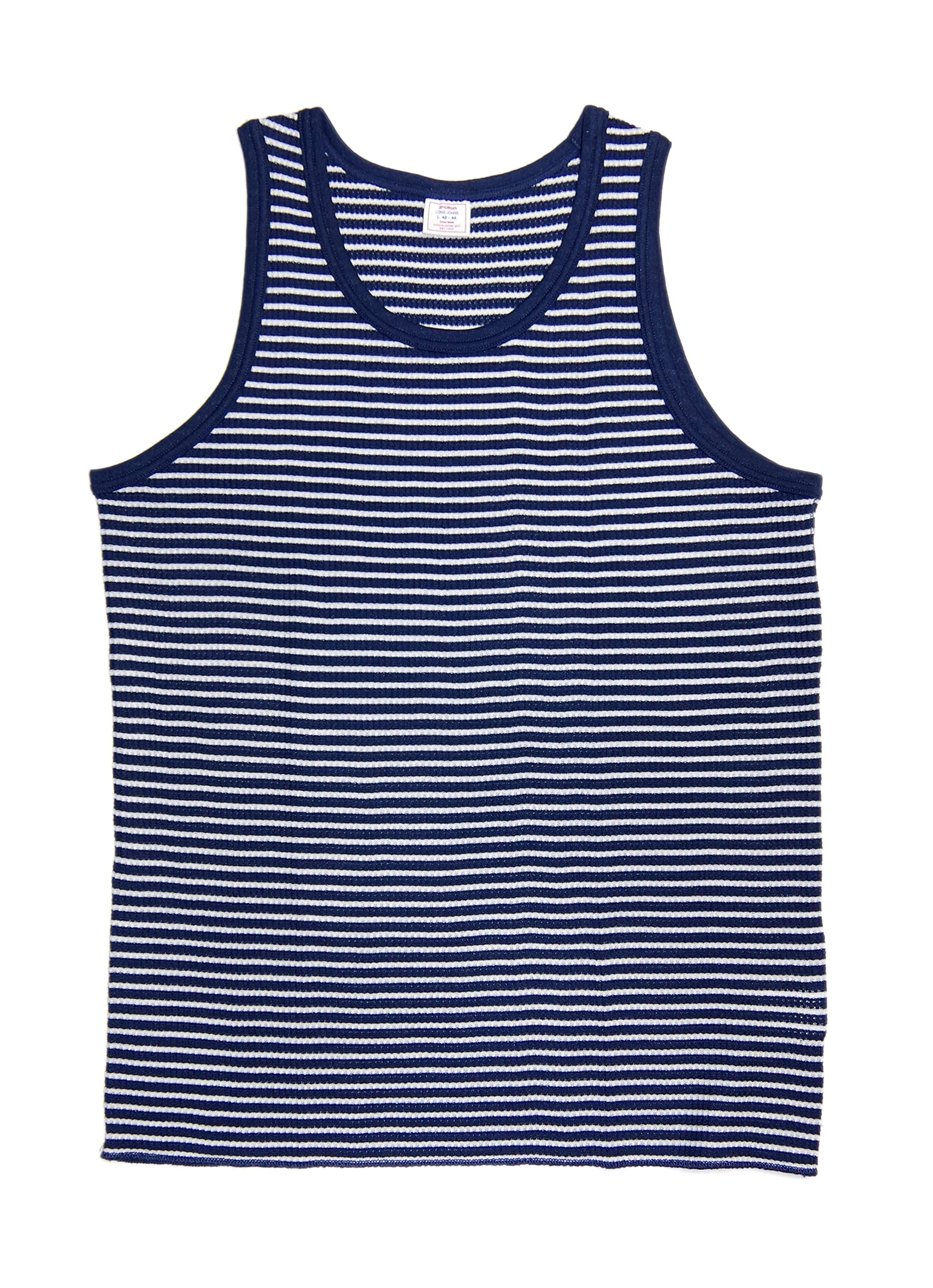

Waffle Border Tank Top Navy x White [J.E. Morgan] (Packed) 23JC761-22H