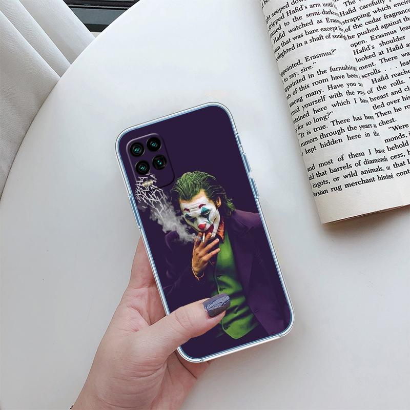 Joker Art Transparent Phone Case for Motorola Moto Edge 20 30 40 50 S30 Fusion Ultra Pro Neo Lite + G200 G23