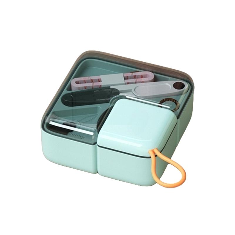 Sewing Box Set Sewing Kits Sewing Needle and Thread Box Needle Threader Sewing Storage Box Sewing Tool for Travel