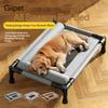 Raised Mesh Medium Large Cat Dog Off-the-ground Pet Bed Removable and Washable Breathable Pet Sofa Moisture-proof with Pillow