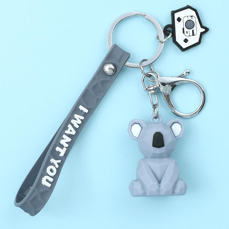 Креативный ПВХ силиконовый геометрический вырез автомобильная сумка кулон брелок подарок — фото 10