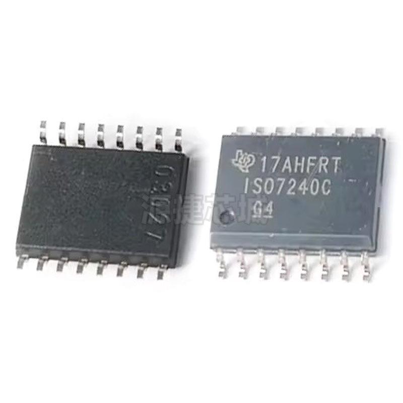 Brand New Authentic ISO7240CDWR Surface Mount SOIC-16 Screen Printed ISO7240C Digital Isolator.