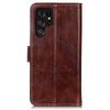 For Samsung Galaxy S25 Ultra Case Crazy Horse Texture Leather Phone Wallet Cover