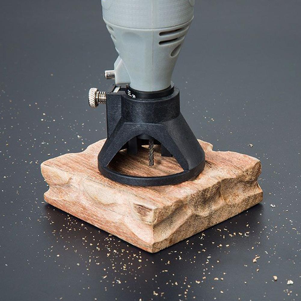 

Electric Grinder Locator Mini Bell Mouth Electric Mill Locator Drill Grindering Polishing Retainer Rotary Tool Model Holder чёрный