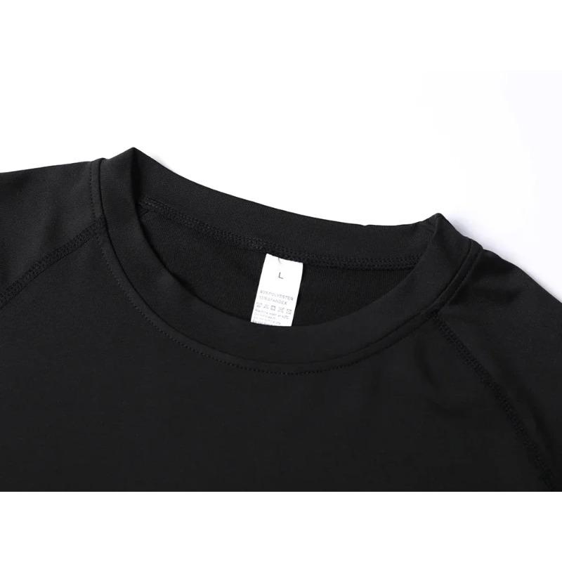 Men Sport T-shirt Training Fitness Compression Fashion Workout Comfortable Stretchy Moisture-Wicking Loose Casual Tees Harajuku Top