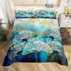 Povlak na přikrývku Ginkgo List Queen Přírodní Botanická Ložní souprava Rostliny Rustikální Farmářský Povlak na přikrývku Abstraktní Listy Povlak na peřinu