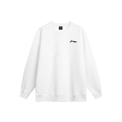 Li Ning Solid Color Simple Student Style Sports Casual Long Sleeve Hoodie Unisex Hoodie AFDL37-1