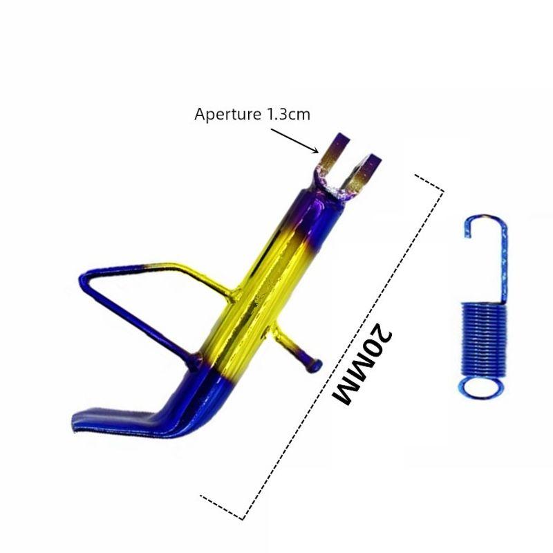 

Electric Car Adjustable Single Brace Calf Side Stand Electric Motorcycle Side Support Scooter Battery Car Tripod Neutral Yellow