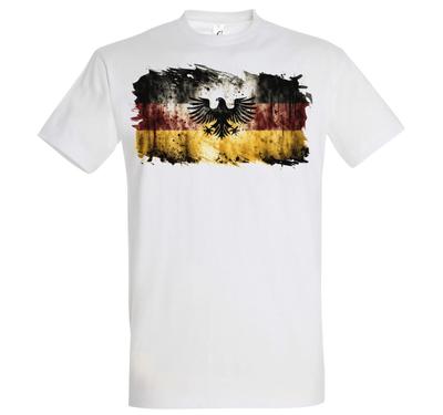 Youth Designz Vintage Deutschland Herren T-Shirt Weltmeisterschaft Trikot Adler Flagge Fan
