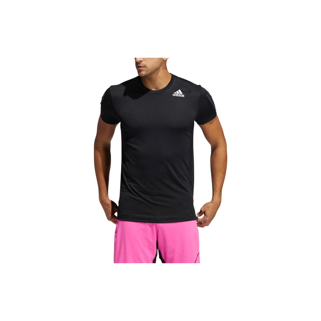 adidas H.rdy 3s Tee Maglietta da Corsa a Maniche Corte Uomo Top Nero GP7653