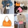 Trendy Korean Style Casual Sling Bag For Women Featuring Chic Chain Straps And Soft Pu Material