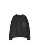 Walls While Movement Nylon Pocket Crewneck Sweater (Charcoal)
