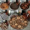 Latest 3D Color Wood Grain Lines Round Area Rug Carpet Rug for Living Room Bedroom Sofa Child Playroom Decor Pet Non-slip Gift