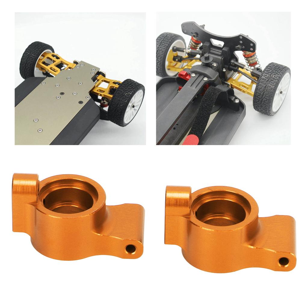 2Pcs Aluminum Alloy Rear Axle Cup High Strength RC Accessories for LC Racing PTG‑2 1Celsius10 RC Car