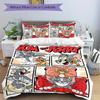 3pcs Tom & Jerry Bedding Set - Includes 1 Quilt Cover and 2 Pillowcases, Comfortable Bedding with Stylish Design for Bedroom, Machine Washab