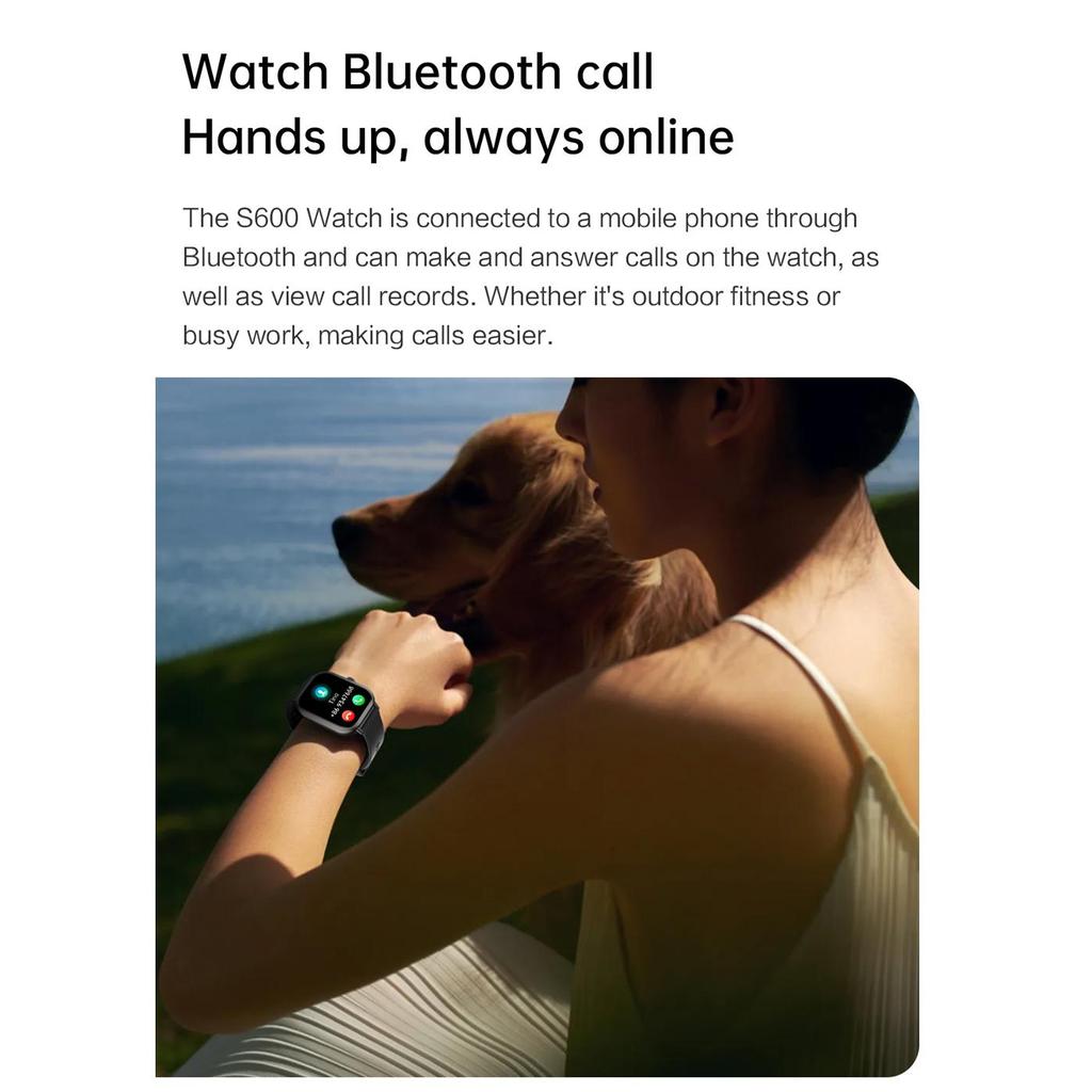 2024 New Smart Watch Men Women Full Touch Body Temperature Heart Rate Monitor Smartwatch Waterproof Smart Wristwatch