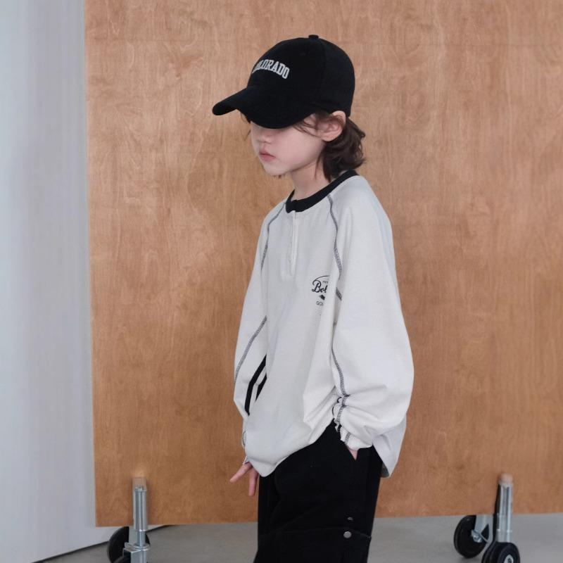 Boys Long Sleeve T Shirt Casual Spring Autumn Kids Top