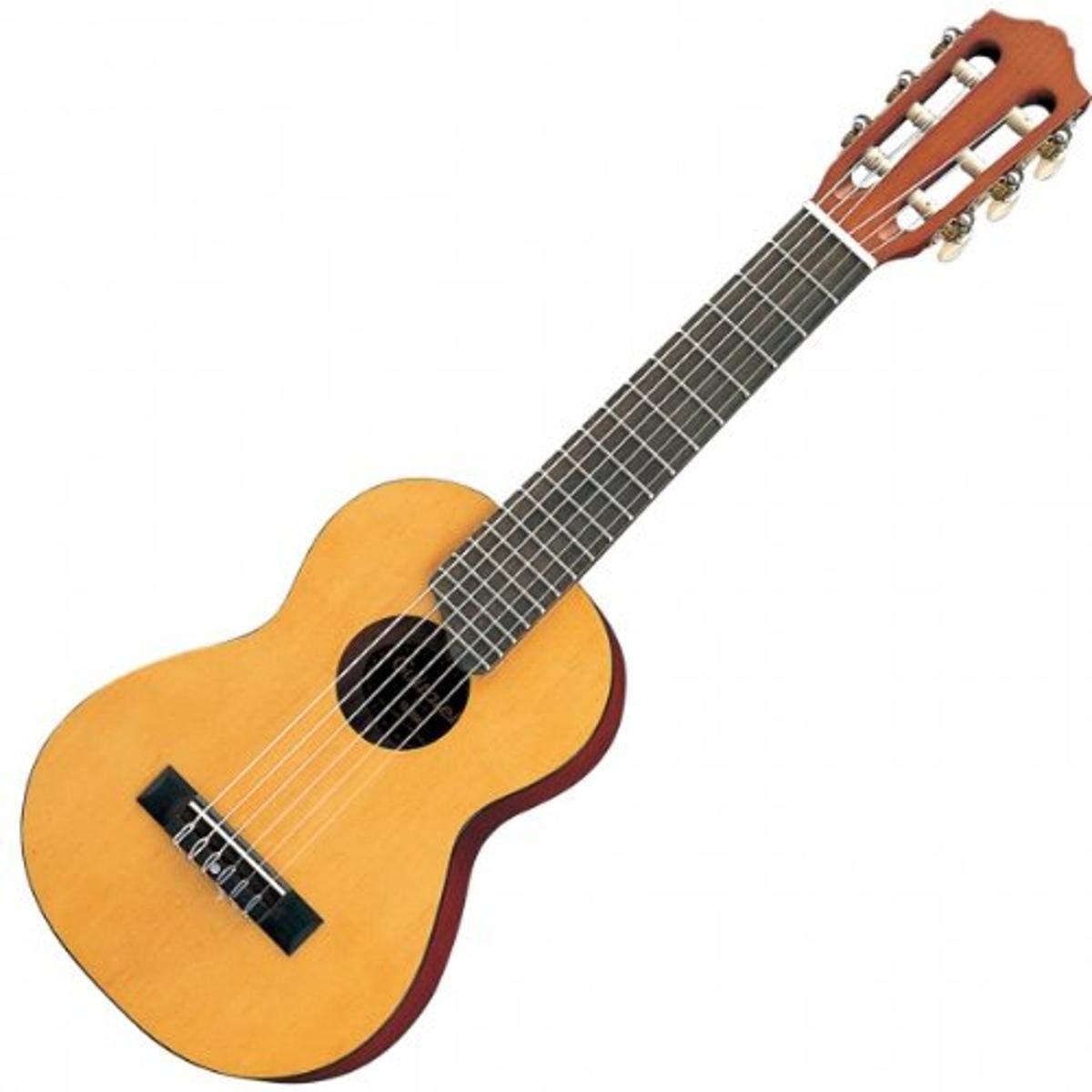 

Yamaha Guitalele Natural GL1 Компактный корпус, как у гавайской гитары. Легко брать с собой куда угодно. В комплект входит специальный мягкий футляр.