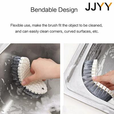 Multifunctional Kitchen Laundry Bathroom Floor Cleaning Brush No Dead Space Bathtub Scrubber Tool