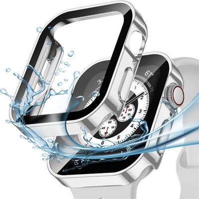 Electroplating Screen Protector for Apple Watch Cover 46 42 45 41 44 40mm Waterproof Case+Glass for iWatch 11 10 9 8 7 6 5 4 SE