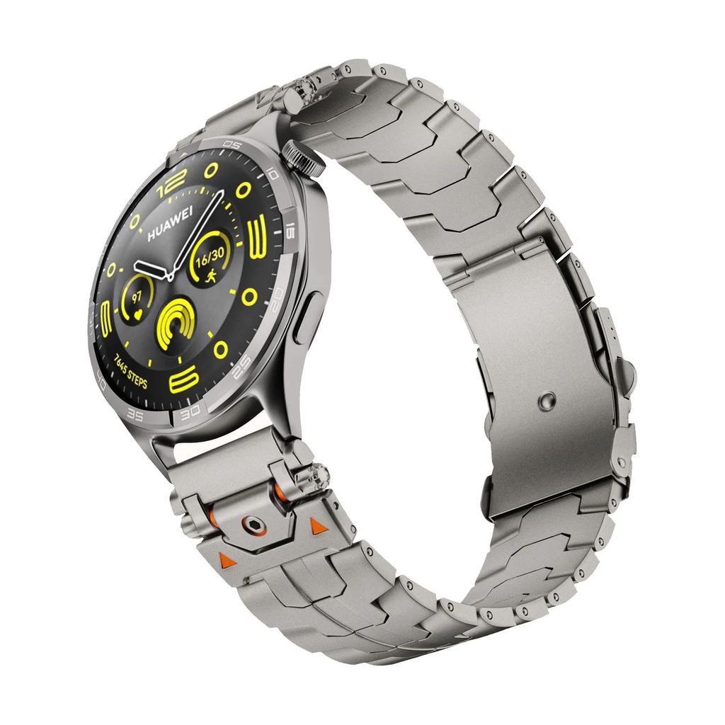 22mm 20mm Stainless Steel Strap for Huawei Watch GT4 5 46mm/GT5 Pro GT3 GT2 Metal Bracelet for Samsung Galaxy Watch 7/6/5/4 Band