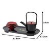 Yamanaka Lacquerware Toso Ware Crane Auspicious Sake Cup Choshi Toso Stand Set Yamanaka Lacquer Ware Traditional Craft Made In Japan New Year
