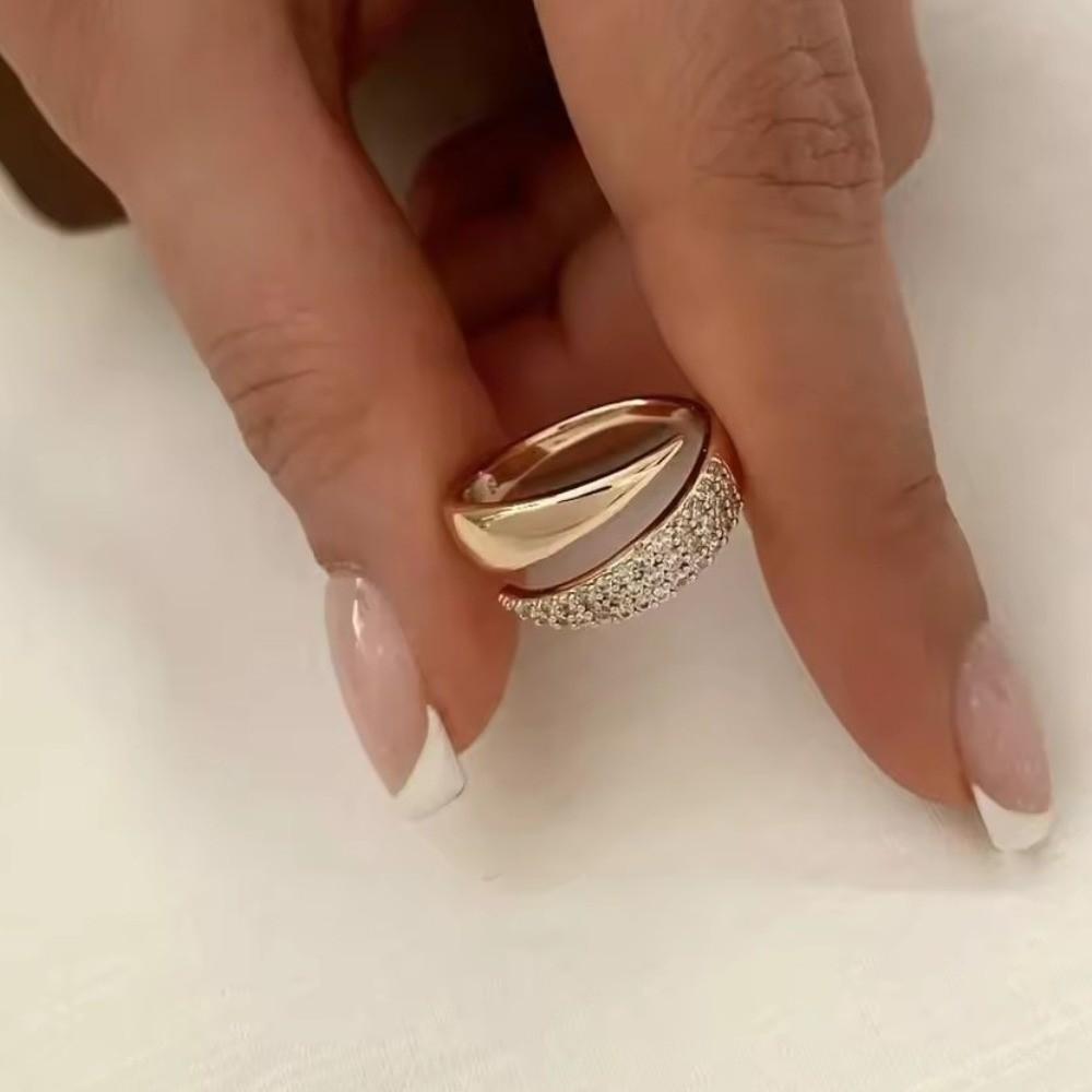 Metal Trendy Rings Classic Design Personalized Rings Creative Finger Decoration  Engagement Jewelry