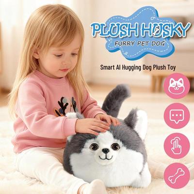 Interactive AI Talking Pet Plush Dog Toy for Kids