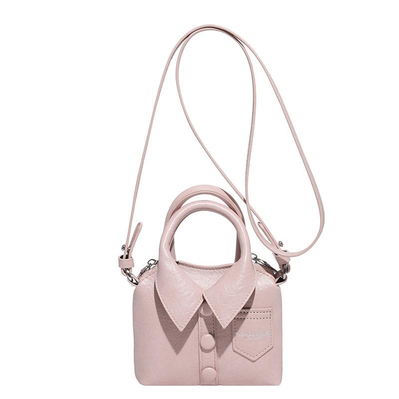 New Women's High-End Mini Bag Creative Shoulder Purse, Versatile Top-Handle Crossbody Handbag with Unique Clothing Design