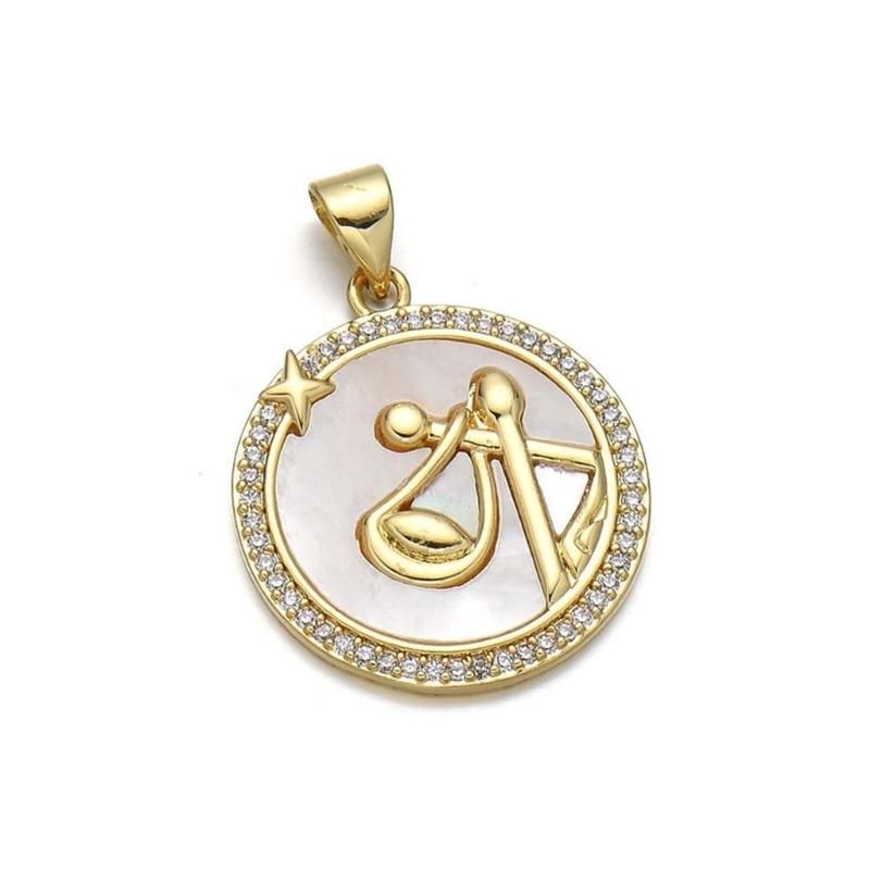 Handmade Jewelry Making Delights Constellations Copper Charm Constellations Pendants Present for Crafting Enthusiasts