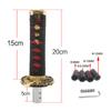 Universal JDM Samurai Sword Shift Knob 200mm / 260mm Samurai knife shift knob with adapter