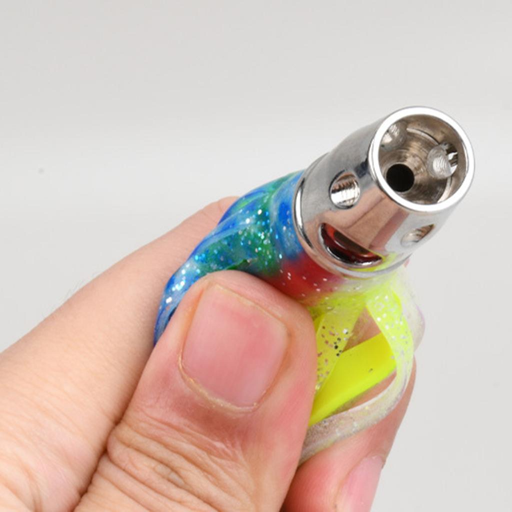Copper Head Octopuses Squid Skirt Baits Seawater Fishing Lures Octopuses Squid Skirt Trolling Lures Octopuses Baits