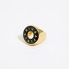 BIMBA Y LOLA [24FW] BIMBA Y LOLA Black Logo Bold Ring B246AIR001BKD