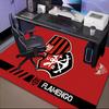 Fla-mengo Club Crest Printed Office Carpet Chair Cushion  Entryway Rug, Rugs for Living Room, Bedroom Christmas gifts