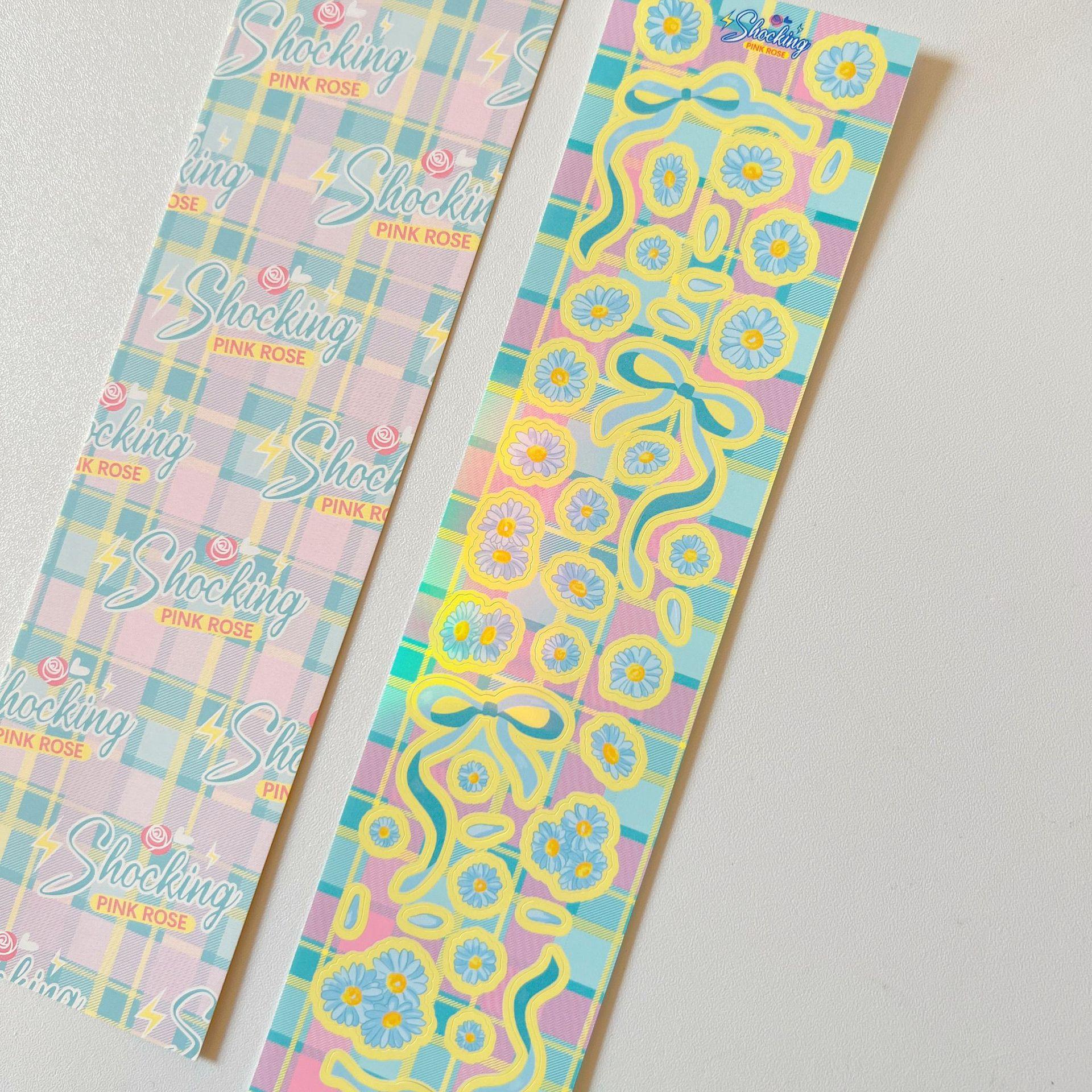 

Корейская популярная лазерная наклейка Daisy DIY Material Декоративная наклейка Polaroid Декоративная наклейка Goo Card Наклейка