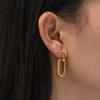 Twisted Spiral Stainless Steel Earrings Stainless Steel Drop Dangle Earrings  For Women