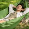 Portable Hanging Hammocks Anti-rollover Camping Hammock with Colorful Bed Storage Bag Single Person for Travel Beach Outside