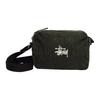 New Stussy Cotton Shoulder Bag, Crossbody Bag Regular Women's Washed Black 134255-WABL