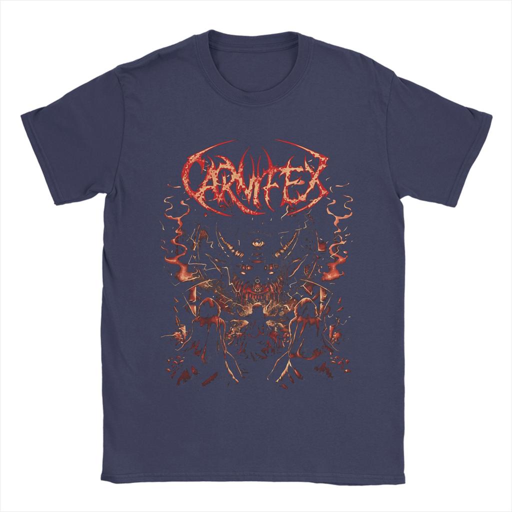The Heretic Anthem Death Metal Carnifex Band TShirt Summer Cotton T Shirts For Unisex Harajuku Casual Tee Shirt