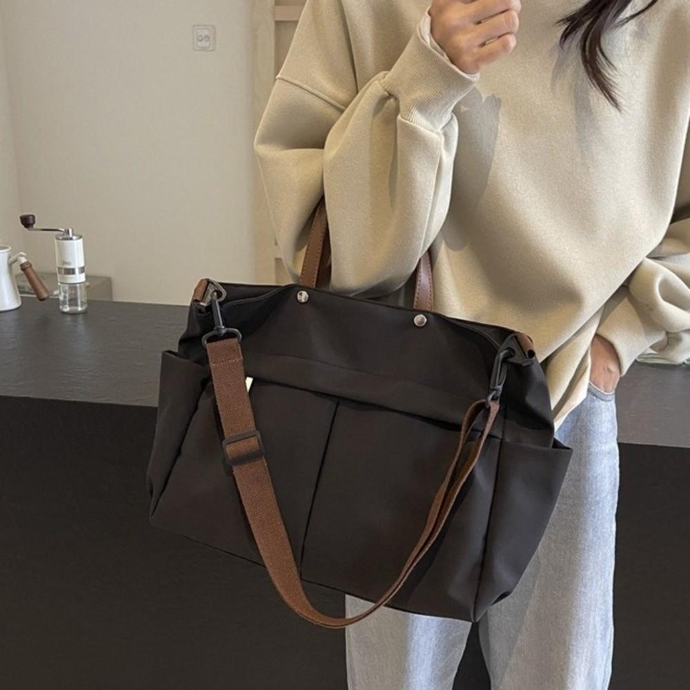 Stylish Women Shoulder Tote Bag Nylon Large Capacity Handbag Gift Commuting Handbag  Office