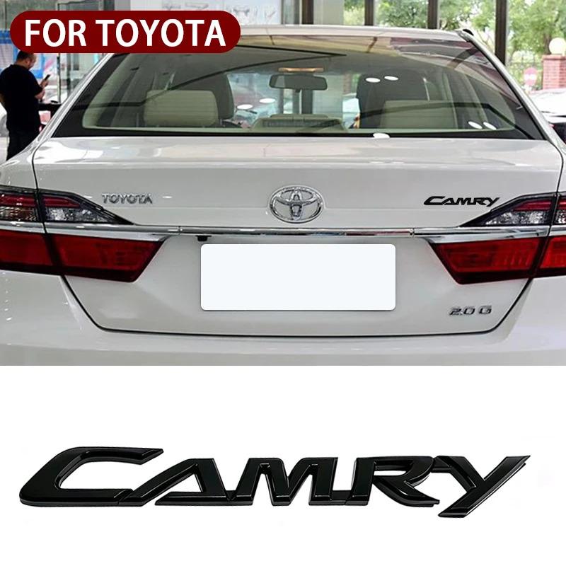 NEW ABS Car Body Trunk Emblem CAMRY Logo Sticker For S7 CAMRY 2006-2018 Badge Auto Rear Letter Decal Exterior Accessories JH7