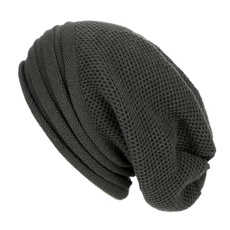 

Japanese Style Sweet Long Hat Winter Knit Hat Unisex Warm Comfortable Suitable For Skiing Everyday Wear And Outdoor Activities темно-сірий колір