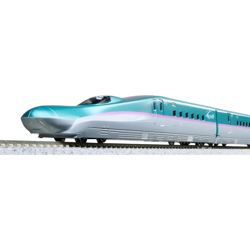 KATO N Gauge E5 Series Shinkansen Basic Set Model Train "Hayabusa" (3 cars) 10-1969
