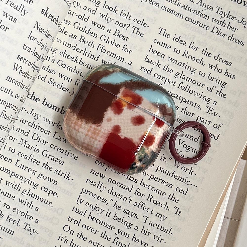 Retro Cute Graffiti Leopard Print Art Graffiti Texture Transparent Soft Protection Case for Airpods Pro 3 for Airpods 3 4 Pro2 1