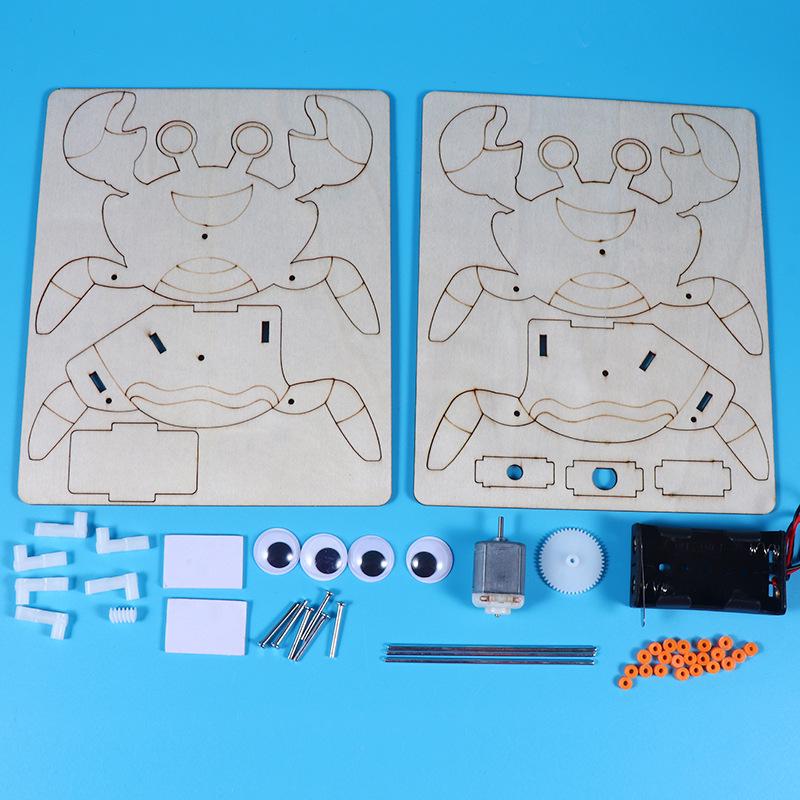 Robotyczny Krab Bioniczny Robot DIY Zestaw dla Dzieci – Zabawka Naukowa i Edukacyjna